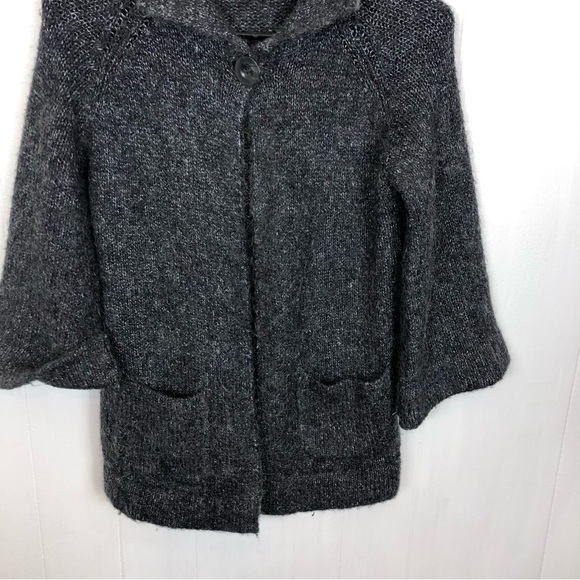 Atmosphere Mohair Blend Collared Single Button Cardigan Sz 8 - Picture 5 of 10